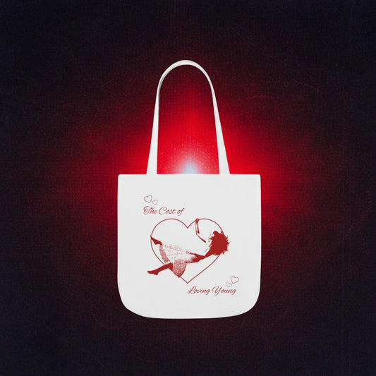 Bree-on-uh "The Cost of Loving Young" Tote Bag